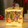 Cubo Mágico Espelhado Luminária de Noite Brinquedo DIY Pequenos Enfeites Caixa Surpresa Pequeno Efeito Luar Luminária de Noite Criativa