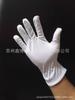 Producción y venta de guantes de microfibra sin polvo blancos de etiqueta para joyería guantes de tela para limpiar sin polvo