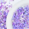 Miçangas de Vidro Coloridas Misturadas Miçangas de Vidro Cristal Contas Soltas Acessórios para Pulseira Colar Anel DIY Feito à Mão