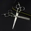 Tijeras para el cabello Nipsen de 6.0 pulgadas Tijeras de gama media Tijeras de corte plano Tijeras dentales de corte plano Corte recto Corte fino Corte de división para el hogar