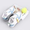Zapatos de lona para niños zapatos de baile moda blanco correr 2025 primavera y otoño nuevos niños deportes calle gran tamaño niños zapatos transpirables