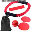 Yoga fitness tirador de anillo O juego de seis piezas chaqueta anti-rotura cincha placa deslizante dureza bola punzante látex elasticidad