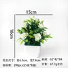 Amazon Simulación Luo Han Cao Rosa Blanca Planta en Maceta Decoración de Escritorio para el Hogar Interior Exterior Planta Pequeña en Maceta Rosa de Alta Simulación