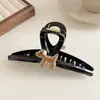 Pinza para el pelo extragrande para mujeres con cabello grueso, pinza de alta gama para la parte trasera de la cabeza, pinza de tiburón, accesorio para el cabello, pasador