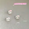 Nuevos Accesorios de Arte para Uñas de Gatito de Dibujos Animados Sanrio Celebridad de Internet Estilo Caliente Resina Lindo Gato KT Accesorios de Armadura para Uñas