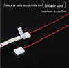 Cabo de Conexão Encaixável para Fita de LED 28355050 Acessórios Conector SMD Fio de Solda Adaptador Plug Não Impermeável