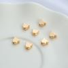 Oro color bolsa 14K cuentas redondas de amor estrella de cinco puntas trébol de cuatro hojas cuentas diy mariposa con accesorios de joyería con forma de agujero