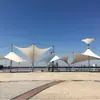 Toldo Paisajístico de Membrana Tensada para Parque Infantil Cenador Estructura de Membrana Gradas de Estadio Toldo para la Lluvia Ocio al Aire Libre Parasol Exterior