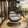 Cesta Pendente Externa, Balanço Ninho de Pássaro Doméstico, Cadeira Suspensa, Cadeira de Rattan, Balanço Duplo para Pátio, Rede Interna, Cadeira de Balanço Preguiçosa para Varanda