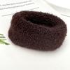 K-Style do Novo Estilo Alargado e Espessado Elástico de Borracha de Alta Elasticidade Corda de Cabelo Grande Laço de Cabelo de Veludo Faixa de Cabeça Case de Couro para Cabelo para Mulheres Atacado