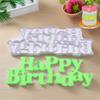 Molde Cortador de Bolo Feliz Aniversário Mais Vendido da Amazon Ferramenta de Decoração de Bolo Fondant