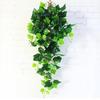 Planta Artificial Trepadeira Folhas Pendurada na Parede Decoração de Casa Folhas de Uva Folhas de Pothos Begônia Planta Verde Pendurada na Parede