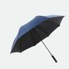 Paraguas de Golf Personalizado con Mango Largo y Recubrimiento Negro, Gancho Curvo, Impermeable, Paraguas Ampliado para Sol y Lluvia, Paraguas para Actividades, Hecho en Fábrica, Protección UV