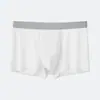 Roupa Íntima Masculina Antibacteriana 7A Tamanho Grande Respirável Secagem Rápida Boxer Briefs Fabricante Atacado Verão Fresco Roupa Íntima de Seda Gelada para Homens
