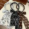 Diadema Retro Marrón con Dientes y Cinta para el Cabello, Diadema Diaria para Mujer, Nuevo Estilo 2025, Tejida, Integrada con Bufanda de Seda Rota para Atar el Cabello