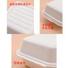 Lonchera Biodegradable Desechable Caja de Comida Rápida Caja para Pastel Caja para Hamburguesa Caja de Empaque para Tiramisú 500 Piezas en una Caja