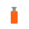 Botellas de Perfume Flocadas al por Mayor con Tapas de Aleación de Zinc, Botellas de Vidrio Transparentes de 50 ml para Muestras en Stock, Botellas Vacías con Tapas Flocadas