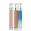 Frasco de creme para os olhos com aplicador roll-on de acrílico de 15-20ml, frasco de sérum tipo pump, multicolorido em estoque, frasco dispensador para massagem no atacado