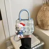 Nuevo Bolso de Mano Kt Cat para Salir, Lindo Bolso de Hombro de Dibujos Animados para Niñas, Moderno y Versátil para el Trabajo, Bolso Cruzado Casual