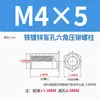 Tuerca remachable ciega hexagonal, columna, hierro galvanizado, diámetro exterior pequeño, perno remache, tapa de tornillo, acero al carbono M3M4, venta directa de fábrica