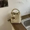 Bolso cubo de moda transfronterizo para mujer, nuevo modelo primavera 2026, bolso de hombro de nicho de alta gama, bolso cruzado versátil