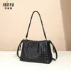 Bolso Tejido a Mano Casual y de Moda 2025 Nuevo Estilo Personalizado Casual Bolso Nube Diseño de Nicho Bolso de Hombro Estilo Occidental para Mujer