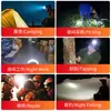 Linterna frontal impermeable profesional para exteriores, lámpara de pesca, impermeable ultrasónico, luz fuerte, indicación de potencia, linterna duradera