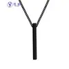 Collar de Acero Inoxidable Pulsera Grabada con Nombre Collar Colgante de Barra DIY Collar con Barra Grabada Exquisito