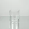 Taza Grande de Vidrio de 300ml 8090 Color Sólido Mate Esmerilado Portavelas de Aromaterapia DIY Recipiente Casero Hecho a Mano Negro Mate
