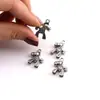 Pingente de Cavalo de Liga de Prata Vintage do Xizang Acessório para Pulseira e Colar Feito à Mão Charme Peças de Joia