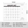 Amazon Transfronterizo 27-28 Inglés Creativo Minimalista Calendario de Bobina Yo Estilo Ins Calendario de Escritorio Moderno Planificador de Horario