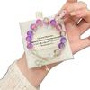Pulsera de Perlas de Durazno Estilo Dulce y Femenino Más Vendida Diseño de Instagram Pulsera para Mejor Amiga de Estudiante Regalo de Cumpleaños
