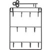 Colgador de Llaves de Entrada de Hierro Forjado para Pared, Creativo, Sin Perforaciones, Puerta, Nórdico, ins, Almacenamiento de Pared, Estante Decorativo para Puerta