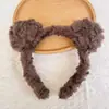 Linda Nueva Diadema de Dibujos Animados para Mujer, Diadema de Felpa para Lavarse la Cara y Aplicarse Mascarilla Facial, Accesorio para el Cabello Antideslizante