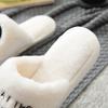 Novas Pantufas de Algodão Estilo Ins da Moda para Casais para Mulheres, Uso Doméstico no Outono e Inverno, Antiderrapantes, Quentes, Sapatos de Plush de Algodão para Homens, Confortáveis