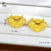 Tienda de Oro Mismo Estilo Chapado en Oro Doble Pez Koi Cerradura Espinela Verde Cadena para Suéter Lirio del Valle Cuenta de la Fortuna Collar Regalo para Novia