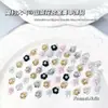 Manicure Camélia Liga de Metal Joias Francesas Elegantes Retrô Pequeno Perfume Pérola Exquisite Flor Esmaltada Acessórios de Joias