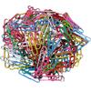 Clip de papel de color transfronterizo curva 25mm28mm33mm pin carpeta carpeta multicolor 50mm color aguja
