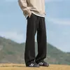 Pantalones casuales para hombre, colección otoño 2026, nuevos pants deportivos atléticos de pierna recta, corte holgado, con buena caída