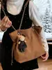 Colección Otoño 2026: Bolso Cubo con Cordón Único, Bolso Cruzado/de Hombro Minimalista y de Moda Estilo Coreano para Viajes Diarios para Mujeres