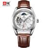 Produtos genuínos da Suíça [Weikai] relógio mecânico de pulso masculino para negócios à prova d'água estrela Tourbillon Mecânico Automático