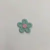 Logo Bordado Flor de Dibujos Animados Pegatinas Bordadas Accesorios para Manualidades Accesorios Parches Broche Joyería Accesorios para el Cabello Pegatinas de Tela