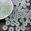 Contas de Ábaco Cor Azul Gelo Congelado de Alta Qualidade Contas Soltas Atacado DIY Acessórios para Joias de Jade Pulseira Colar Fivela da Paz Fio de Contas