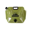 [Bolsa de Agua Portátil de Gran Capacidad] Bolsa de Agua Plegable para Exteriores con Grifo para Viajes, Camping y Uso en Coche