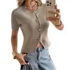 Suéter para Mujer 2026 con Acabado de Alta Gama, Cárdigan Ajustado para Primavera y Verano, Top de Punto Corto Sexy, Estilo Europeo y Americano