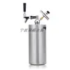 Barril de acero inoxidable 304 para elaboración, usado para elaboración casera y servir cerveza, con sistema automático de dispensación de CO2, apto para bares