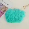 Directo de fábrica pieza de rasgar fuego tela de plumas accesorios hechos a mano diy ropa falda plumas decorativas venta al por mayor