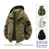 2025 Primavera y Otoño Nuevo Abrigo Chaqueta con Capucha Unisex para Pareja para Hombre y Mujer Moda Exterior B0020-P56