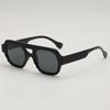 Nuevas gafas de sol de doble raya europeas y americanas de doble cruce para hombre y mujer, gafas de sol anti-ultravioleta, gafas decorativas de moda retro
