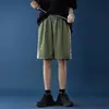 Pantalones Cortos para Hombre Estilo Japonés Transfronterizos para Verano, Marca de Moda Ins Pantalones Cortos Deportivos de Longitud Media, Sueltos Casuales de Secado Rápido para Playa
